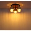 Globo Daren plafonnier rond 3 lumières E27 moderne pour salle à manger et salon