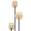 Globo Daren lampadaire sur pied moderne pour salon, 3 lumières E27 167 cm