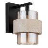 Globo Daren applique murale intérieure design carré pour salon et couloir E27 40 W