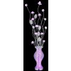 Globo Florielle LED lampadaire fleur sur pied moderne pour salon, 148 cm