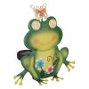 Globo FLAUGI lampe solaire de jardin décorative grenouille à couronne LED pour extérieur