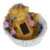 Globo Solar lampe solaire décorative panier de fleurs LED à 8 flammes pour extérieur