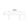 Globo AKRON applique solaire murale extérieure LED moderne 3000 K 200 lm 1,2 W