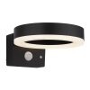 Globo SOLCOR applique murale solaire LED d'extérieur avec détecteur de mouvement 4000 Kelvin 600 Lumen 6 Watt
