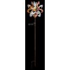 Globo ROSALI rose lampe solaire de jardin fleur éolienne antique pour allée