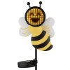 Globo CORALIE piquet solaire figurine d’abeille LED d’extérieur pour jardin et allée