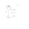Globo VANNIESO lampe solaire LED de table pour allée 3000 Kelvin 50 Lumen 6 Watt