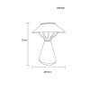 Globo ISALIE lampe solaire LED à poser d’extérieur pour jardin et allée