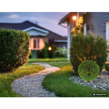 Globo BOSCO lampe solaire LED boule de jardin extérieure moderne 3000 K 6 W