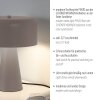 Schöner Wohnen-Kollektion PENTO lampe à poser de chevet E27 design moderne