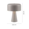 Schöner Wohnen-Kollektion PENTO lampe à poser de chevet E27 design moderne