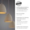 SCHÖNER WOHNEN-Kollektion TRAVENTA suspension 3 lumières moderne pour salle à manger