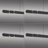 Schöner Wohnen-Kollektion ADRIANA ROUND suspension linéaire LED à 2 feux 160 cm