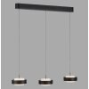 SCHÖNER WOHNEN-Kollektion ELMO LED suspension salle à manger 3 flammes 88,5 cm