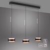 SCHÖNER WOHNEN-Kollektion ELMO LED suspension salle à manger 3 flammes 88,5 cm