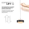 SCHÖNER WOHNEN-Kollektion ELMO LED suspension salle à manger 3 flammes 88,5 cm