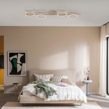 Schöner Wohnen-Kollektion MINI RITUS plafonnier LED à 4 anneaux design moderne