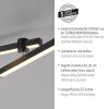 SCHÖNER WOHNEN-Kollektion STRAIGHT plafonnier LED linéaire orientable moderne