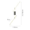 SCHÖNER WOHNEN-Kollektion STRAIGHT plafonnier LED linéaire orientable moderne