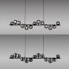 SCHÖNER WOHNEN-Kollektion DUBAI suspension LED à 13 flammes, réglable en hauteur