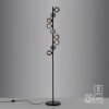 Schöner Wohnen-Kollektion DUBAI lampadaire 9 flammes à globes, 164 cm