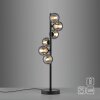 SCHÖNER WOHNEN-Kollektion DUBAI lampe de table moderne à 6 flammes G9