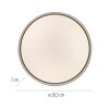 SCHÖNER WOHNEN-Kollektion TAVOLI plafonnier / luminaire de plafond LED rond