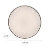 SCHÖNER WOHNEN-Kollektion TAVOLI plafonnier LED rond Ø 49 cm 4600 lumens 34 Watt 2700-6500 Kelvin
