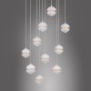 Schöner Wohnen-Kollektion LINI suspension LED design 10 points lumineux réglable en hauteur