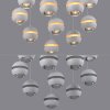 Schöner Wohnen-Kollektion LINI suspension LED design 10 points lumineux réglable en hauteur