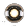 SCHÖNER WOHNEN-Kollektion SIA plafonnier LED à globe moderne Ø 20 cm