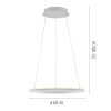 Schöner Wohnen-Kollektion QUILLO suspension LED ronde réglable en hauteur
