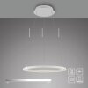 Schöner Wohnen-Kollektion QUILLO suspension LED ronde réglable en hauteur