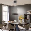 SCHÖNER WOHNEN-Kollektion QUILLO suspension ronde LED, hauteur réglable, 60 cm