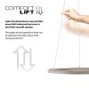 SCHÖNER WOHNEN-Kollektion QUILLO suspension LED anneau 60 cm