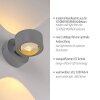 SCHÖNER WOHNEN-Kollektion CHIA applique murale LED 2-flammes 3000K 220 lm 2 W