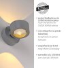 SCHÖNER WOHNEN-Kollektion CHIA applique murale LED 2-flammes 3000K 220 lm 2 W