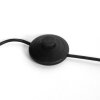 Steinhauer Lampadaire arqué Bambus, 5 abat-jour écru orientables pour le canapé