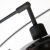 Steinhauer Lampadaire arqué Bambus, 5 abat-jour écru orientables pour le canapé