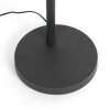 Steinhauer Lampadaire arqué Bambus, 5 abat-jour écru orientables pour le canapé