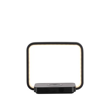 Paul Neuhaus lampe à poser LED OMARI, cadre lumineux carré, 3000 Kelvin blanc chaud