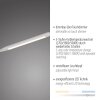 Paul Neuhaus lampadaire liseuse réglable LED ELLY, blanc chaud réglable 3000 Kelvin