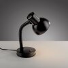 Leuchten Direkt Lampe à poser FLEXI à col flexible orientable, abat-jour noir