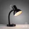 Leuchten Direkt Lampe à poser FLEXI à col flexible orientable, abat-jour noir