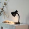 Leuchten Direkt Lampe à poser FLEXI à col flexible orientable, abat-jour noir