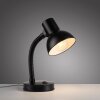 Leuchten Direkt Lampe à poser FLEXI à col flexible orientable, abat-jour noir