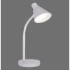 Leuchten Direkt lampe de bureau PIXIE blanche et réglable, LED 3000 Kelvin blanc chaud