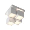 Leuchten Direkt plafonnier géométrique TETRIS, relief décalé, LED 3000 Kelvin blanc chaud