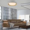 Leuchten Direkt Plafonnier LED SATI, forme ronde et plate, 3000 Kelvin blanc chaud