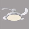 Leuchten Direkt ventilateur de plafond KOPTA LED, blanc réglable 3000-6000 Kelvin
